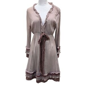Vintage Love Forever Dress‎ Womens Size L Cottagecore Boho Romantic Y2K